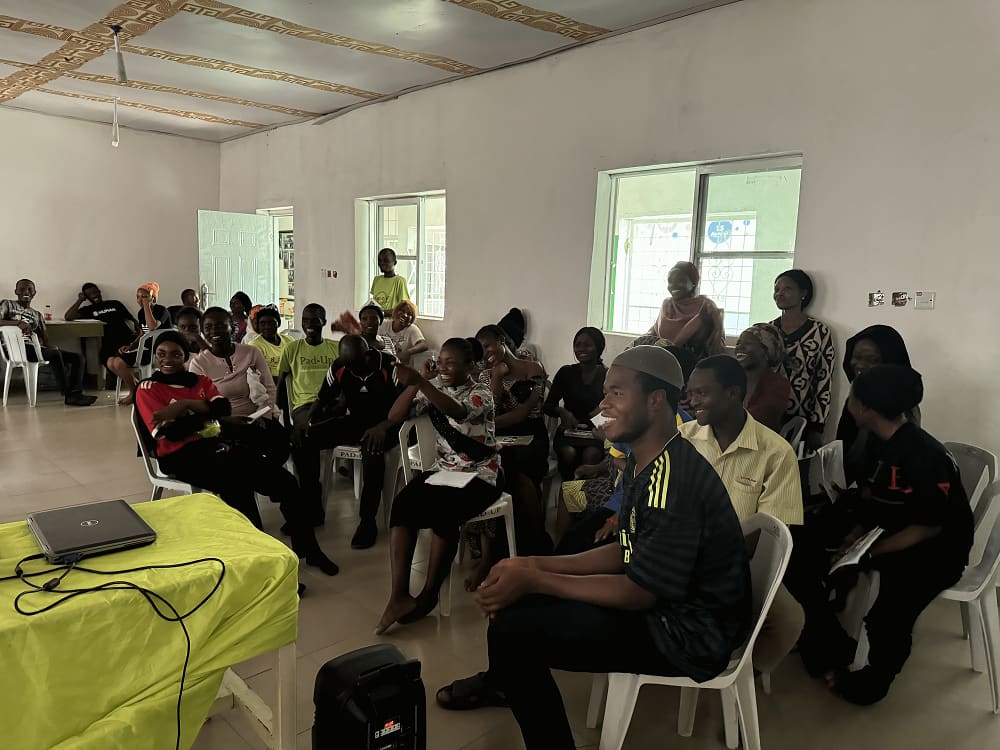 A Pad-Up training session in progress